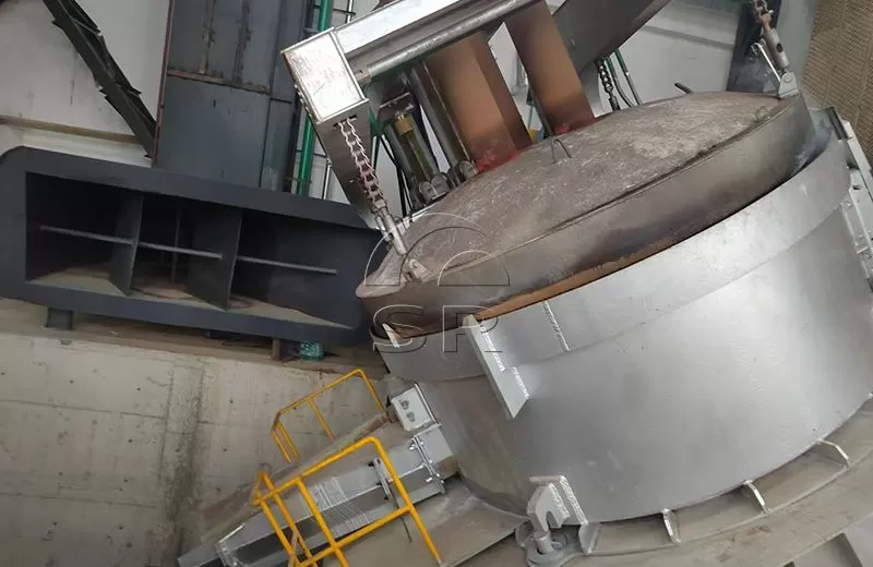 Electric arc melting furnace
