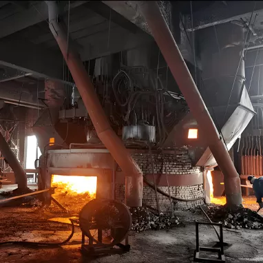Submerged Arc Furnace Tapping and Pouring