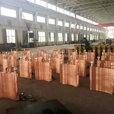 Submerged Arc Furnace Direct Cooling Type Electrode Copper Tile