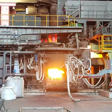 What is the Power Source of Electric Arc Furnace?
