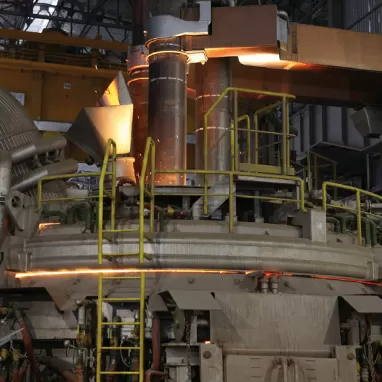 Industrial Electric Arc Furnace (EAF) 50 Ton Application